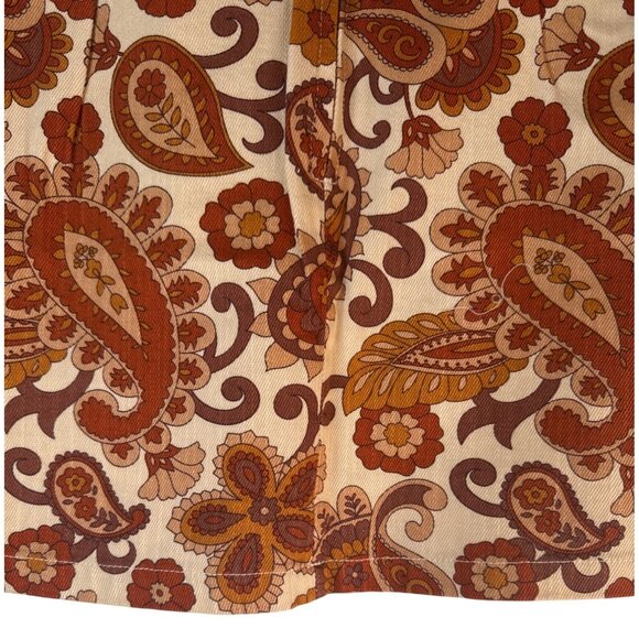 Princess Highway Size 8 US Paisley Print A-Line Skirt 100% Cotton NWT - Picture 12 of 15